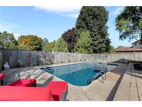 11 Tanager Drive, Guelph, ON - Outdoor With In Ground Pool With Backyard