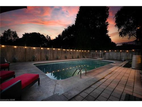 11 Tanager Drive, Guelph, ON - Outdoor With In Ground Pool With Backyard