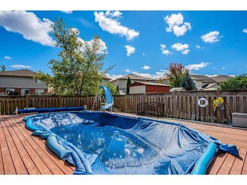 6 Westra Drive, Guelph, ON - Outdoor With Above Ground Pool With Deck Patio Veranda