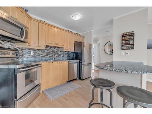 614-135 James Street S, Hamilton, ON - Indoor Photo Showing Kitchen With Stainless Steel Kitchen With Upgraded Kitchen