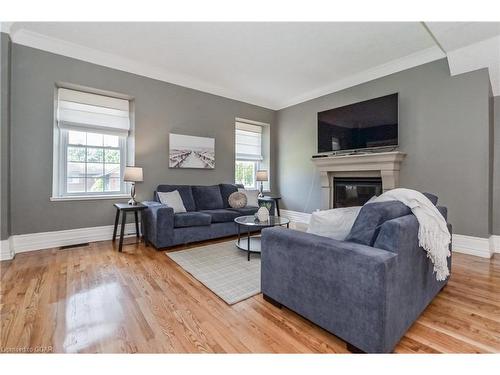 459 Geddes Street, Elora, ON - Indoor Photo Showing Living Room With Fireplace