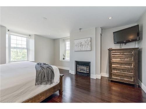 459 Geddes Street, Elora, ON - Indoor Photo Showing Bedroom With Fireplace