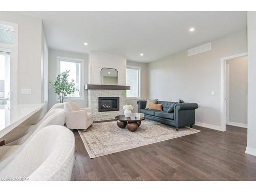 157 Jack'S Way, Mount Forest, ON - Indoor Photo Showing Living Room With Fireplace