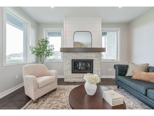 157 Jack'S Way, Mount Forest, ON - Indoor Photo Showing Living Room With Fireplace