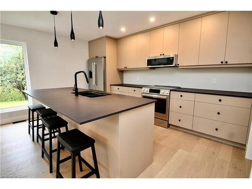 179048 Grey Road 17 Road, Georgian Bluffs, ON - Indoor Photo Showing Kitchen With Double Sink