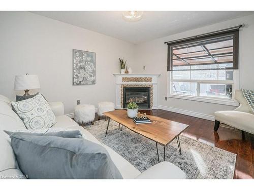 12 Norton Drive, Guelph, ON - Indoor Photo Showing Living Room With Fireplace