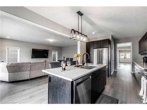 49 Keating Street, Guelph, ON - Indoor Photo Showing Kitchen With Stainless Steel Kitchen With Double Sink With Upgraded Kitchen