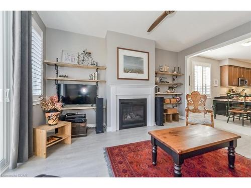 19 Middleton Avenue, Fergus, ON - Indoor Photo Showing Living Room With Fireplace