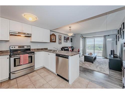 201-60 Lynnmore Street, Guelph, ON - Indoor Photo Showing Kitchen With Double Sink