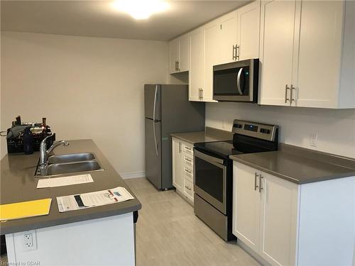 6-77 Diana Avenue, Brantford, ON - Indoor Photo Showing Kitchen With Stainless Steel Kitchen With Double Sink