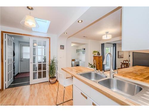 106/108 Kathleen Street, Guelph, ON - Indoor Photo Showing Kitchen With Double Sink