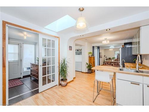 106/108 Kathleen Street, Guelph, ON - Indoor Photo Showing Kitchen With Double Sink