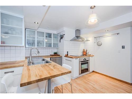 106/108 Kathleen Street, Guelph, ON - Indoor Photo Showing Kitchen With Double Sink With Upgraded Kitchen