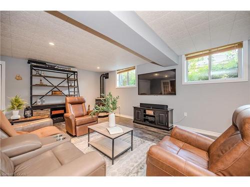 953 St David Street N, Fergus, ON - Indoor Photo Showing Living Room With Fireplace