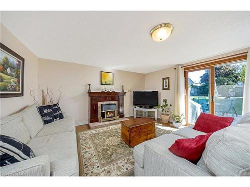 119 Lou'S Boulevard, Rockwood, ON - Indoor Photo Showing Living Room With Fireplace