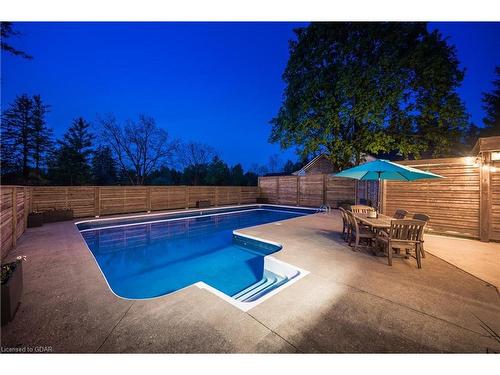 11 Farnham Road, Puslinch, ON - Outdoor With In Ground Pool With Backyard