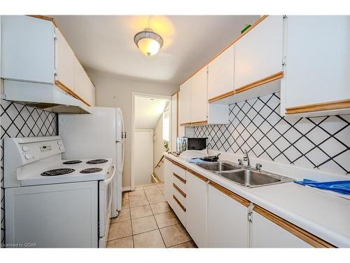 25 Blandford Street, Toronto, ON - Indoor Photo Showing Kitchen With Double Sink