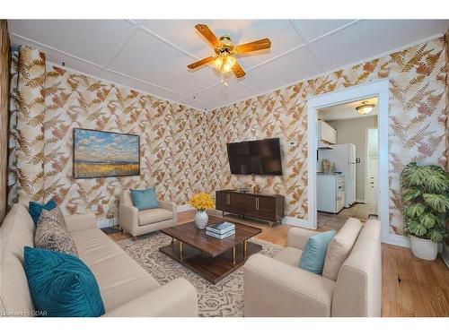 25 Blandford Street, Toronto, ON - Indoor Photo Showing Living Room With Fireplace