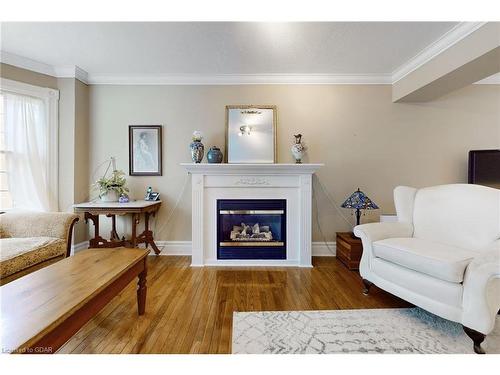 170 West Street N, Orillia, ON - Indoor Photo Showing Living Room With Fireplace