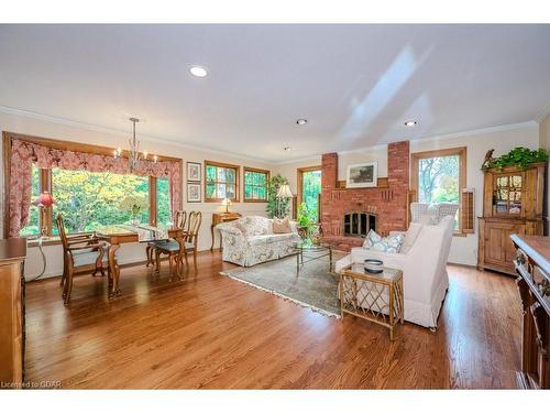 43 Mont Street, Guelph, ON - Indoor Photo Showing Living Room With Fireplace