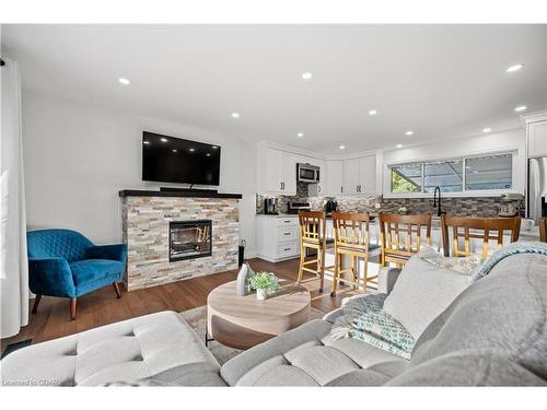 67 Rosewood Avenue, Guelph, ON - Indoor Photo Showing Living Room With Fireplace