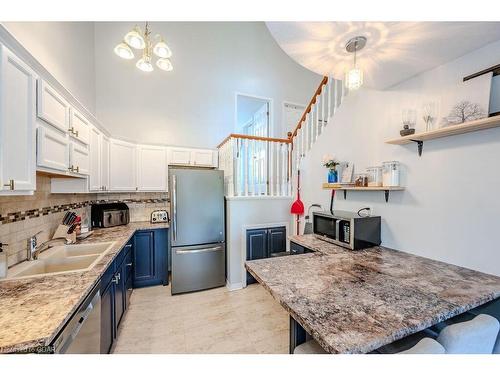 174 Windflower Drive, Kitchener, ON - Indoor Photo Showing Kitchen With Double Sink