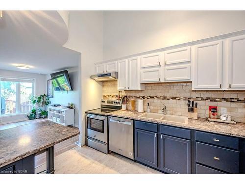 174 Windflower Drive, Kitchener, ON - Indoor Photo Showing Kitchen With Double Sink