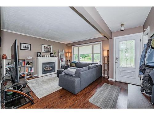 312 Stevenson Street N, Guelph, ON - Indoor Photo Showing Living Room With Fireplace