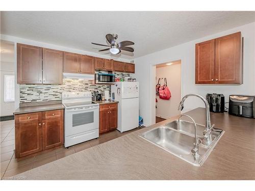 100 Mussen Street, Guelph, ON - Indoor Photo Showing Kitchen With Double Sink