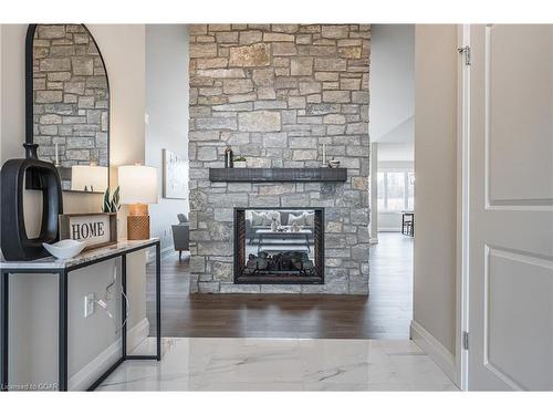 101058 Side Road 10, Belwood, ON - Indoor Photo Showing Living Room With Fireplace