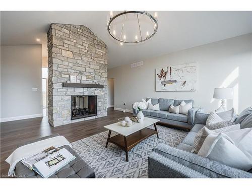 101058 Side Road 10, Belwood, ON - Indoor Photo Showing Living Room With Fireplace