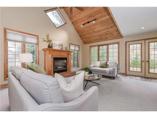 179 Garafraxa Street E, Fergus, ON - Indoor Photo Showing Living Room With Fireplace