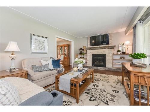 912 Scotland Street, Fergus, ON - Indoor Photo Showing Living Room With Fireplace