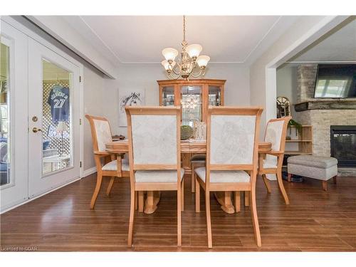 912 Scotland Street, Fergus, ON - Indoor Photo Showing Dining Room With Fireplace