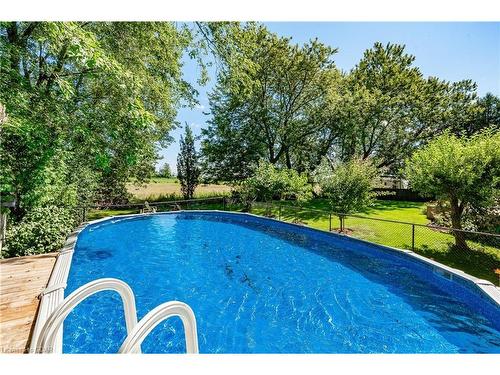 912 Scotland Street, Fergus, ON - Outdoor With Above Ground Pool With Backyard