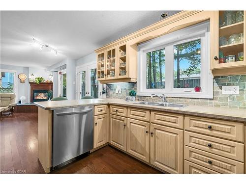 17 Abbeywood Crescent, Guelph, ON - Indoor Photo Showing Kitchen With Double Sink