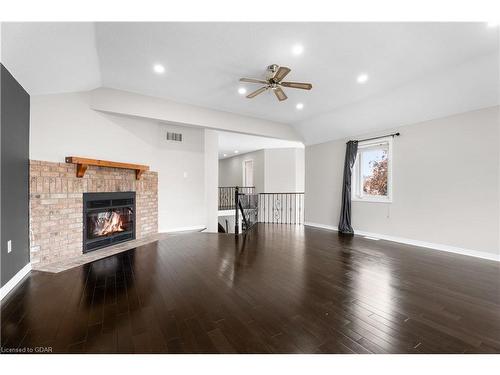 163 Moffatt Avenue, Brampton, ON - Indoor Photo Showing Living Room With Fireplace