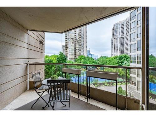 406-55 Kingsbridge Garden Circle, Mississauga, ON - Outdoor With Balcony With Exterior