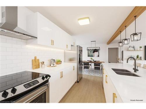 6135 Second Line, Erin, ON - Indoor Photo Showing Kitchen With Double Sink With Upgraded Kitchen