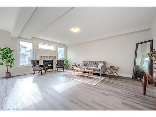 45 Queensgate Crescent, Breslau, ON - Indoor Photo Showing Living Room With Fireplace