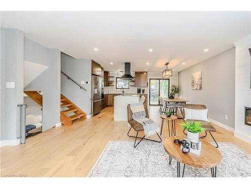 1735 Queenston Road, Cambridge, ON - Indoor Photo Showing Living Room With Fireplace