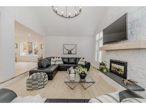 181 Dimson Avenue, Guelph, ON - Indoor Photo Showing Living Room With Fireplace