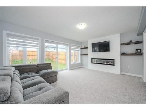 30 John Brabson Crescent, Guelph, ON - Indoor Photo Showing Living Room With Fireplace