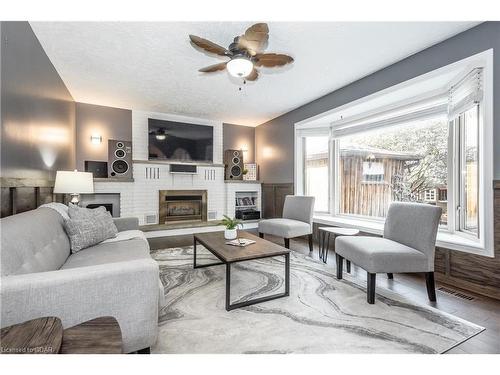 236 Ironwood Road, Guelph, ON - Indoor Photo Showing Living Room With Fireplace