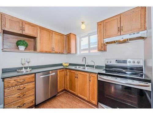 115 Melran Drive, Cambridge, ON - Indoor Photo Showing Kitchen With Double Sink