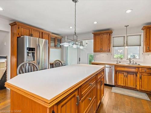 5339 Hwy 9 Highway, Clifford, ON - Indoor Photo Showing Kitchen With Double Sink