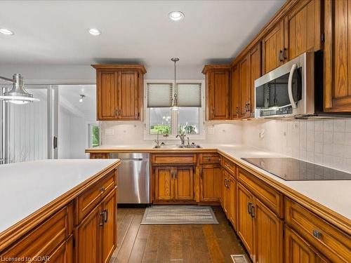 5339 Hwy 9 Highway, Clifford, ON - Indoor Photo Showing Kitchen With Double Sink