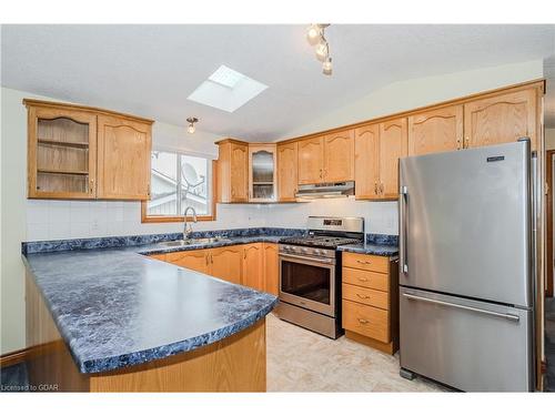 2 Spruce Avenue, Puslinch, ON - Indoor Photo Showing Kitchen With Stainless Steel Kitchen With Double Sink