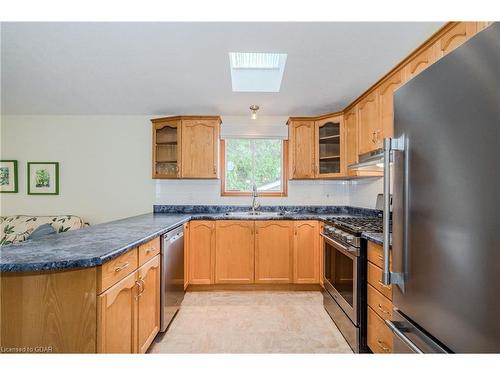 2 Spruce Avenue, Puslinch, ON - Indoor Photo Showing Kitchen With Stainless Steel Kitchen With Double Sink