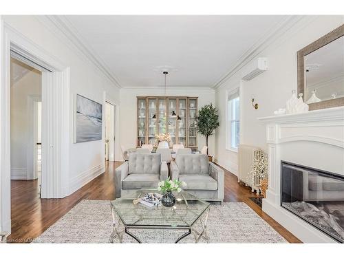 138 Dublin Street N, Guelph, ON - Indoor Photo Showing Living Room With Fireplace